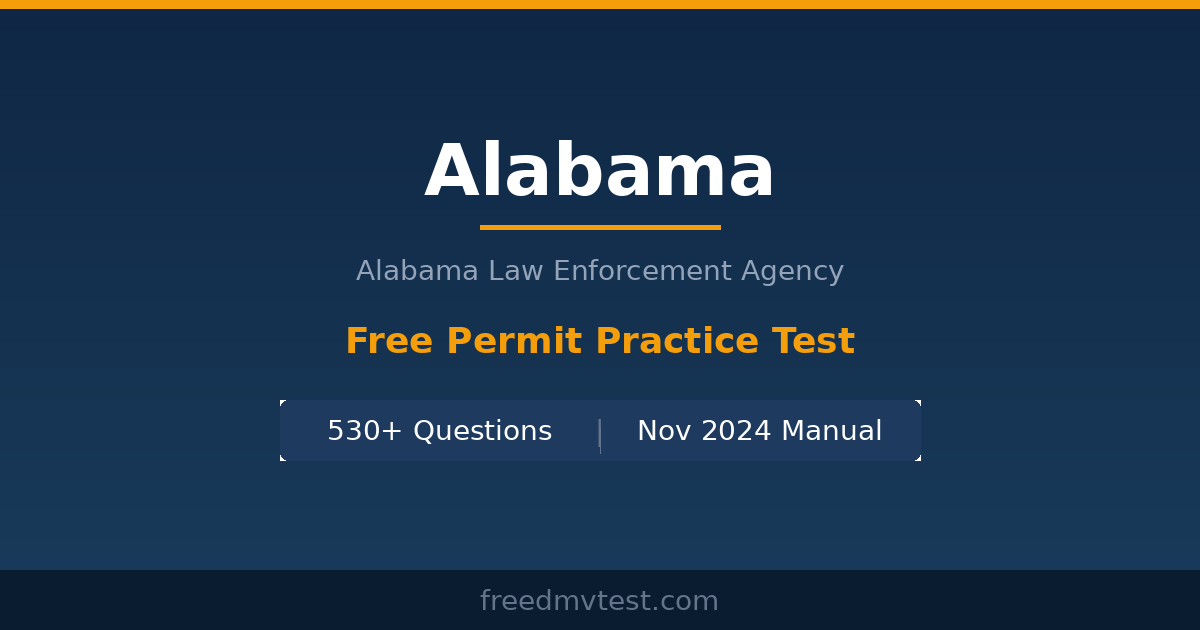 Alabama Road Signs Guide | ALEA Test Prep 2026