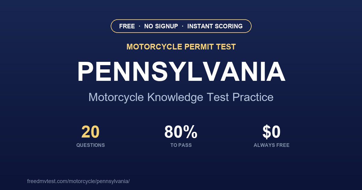 Pennsylvania Motorcycle Helmet Law 2026 — Who Must Wear, Penalties ...